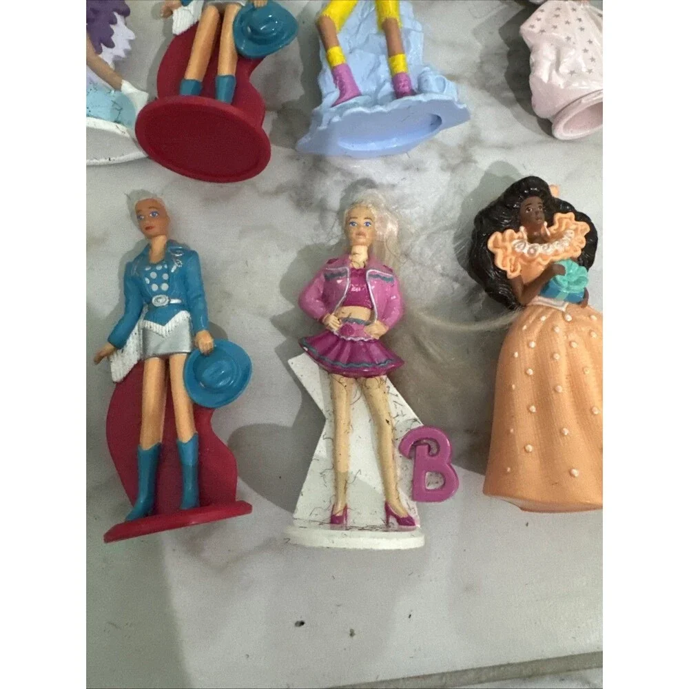 Vintage McDonalds Happy Meal Barbie Toy Lot 90s Mattel Figures Pieces 43 Pieces